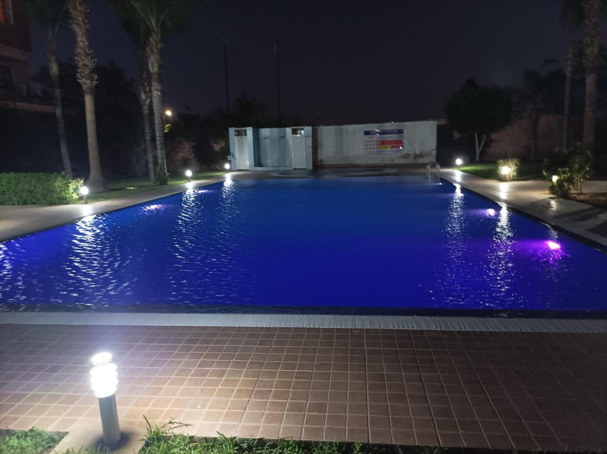 Appartement Haut Standing Vu Piscine Marrakesh Exterior foto