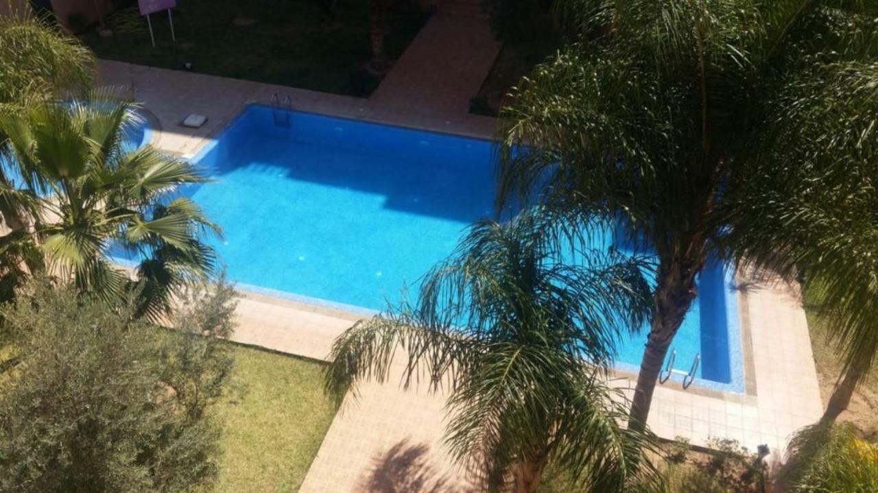 Appartement Haut Standing Vu Piscine Marrakesh Exterior foto